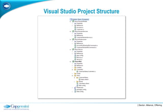 Visual Studio Project Structure




                                  | Sector, Alliance, Offering
 