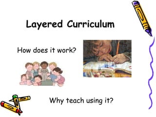 Layered Curriculum ,[object Object],[object Object]