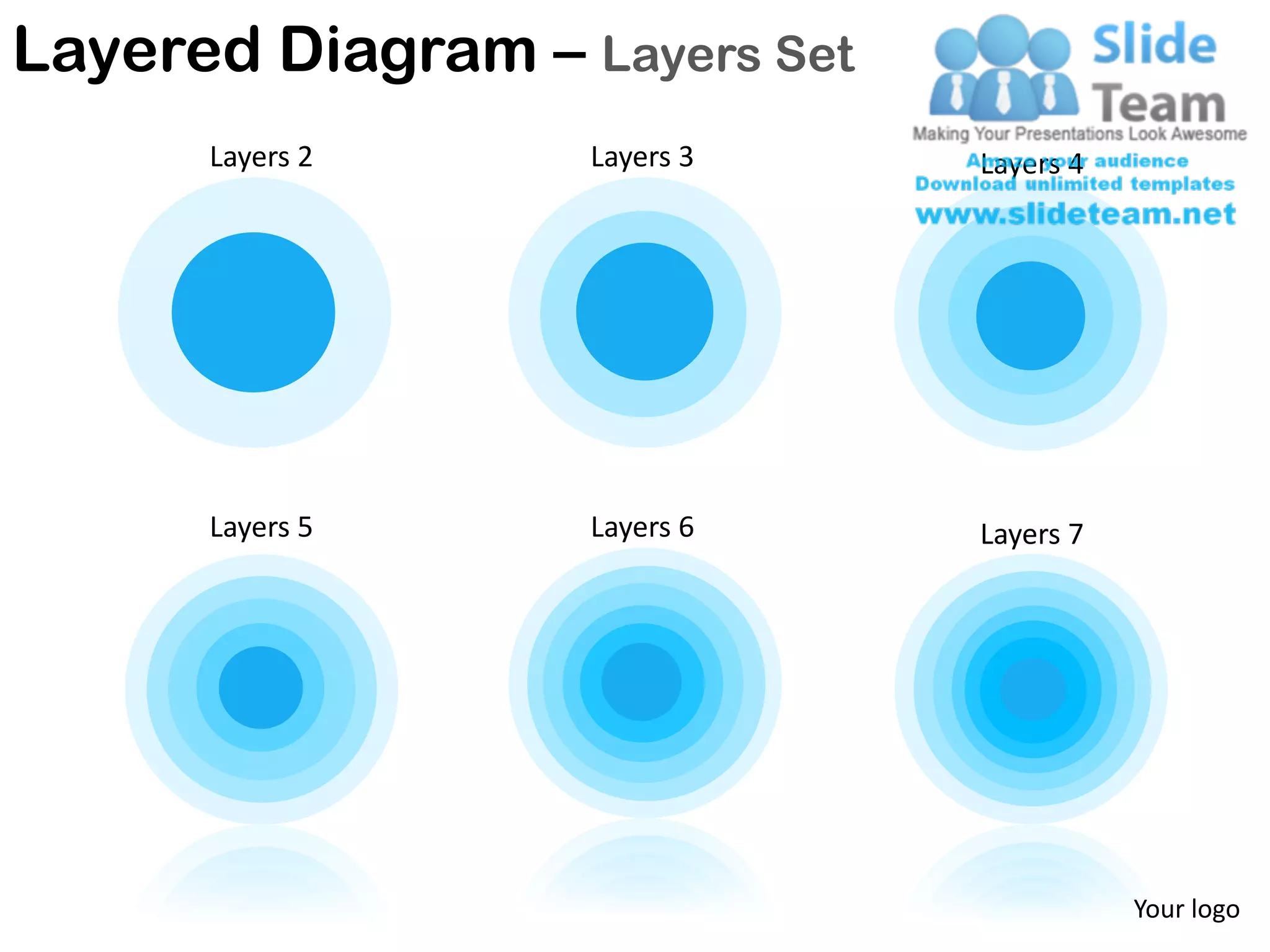 Layered Diagram – Layers Set
      Layers 2     Layers 3    Layers 4




      Layers 5     Layers 6    Layers 7




                                          Your logo
 