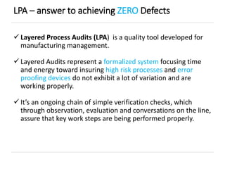 Layered Process Audit General
