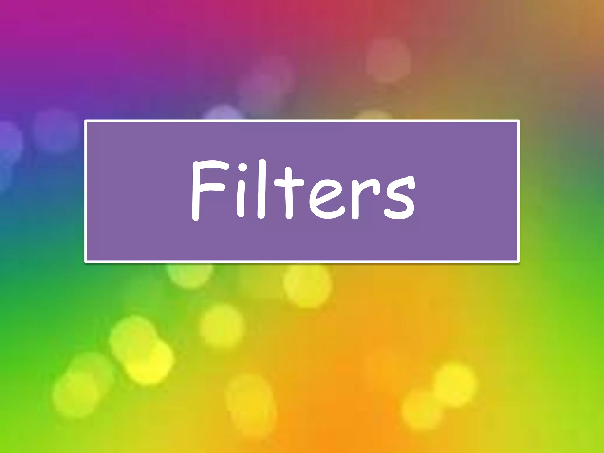Filters