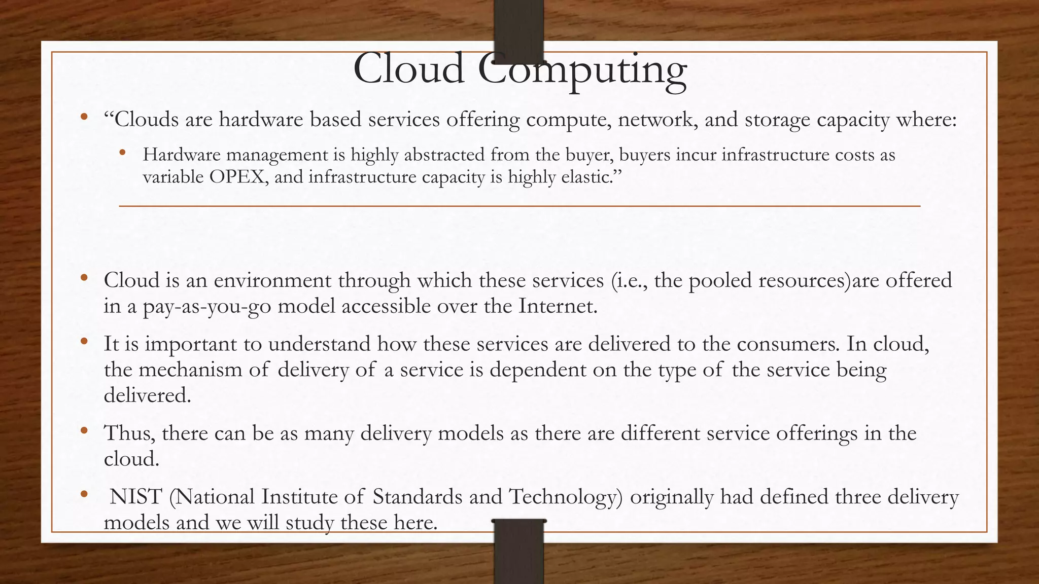 Layers And Types Of Cloud