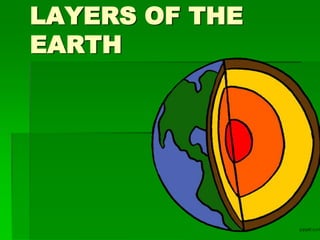 LAYERS OF THE
EARTH
 