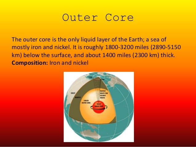 Layers of the earth