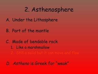 Layers of the Earth Notes (Crust, Mantle | PPT