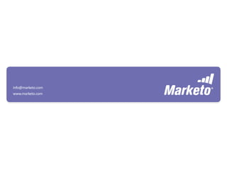 info@marketo.com 
www.marketo.com 
