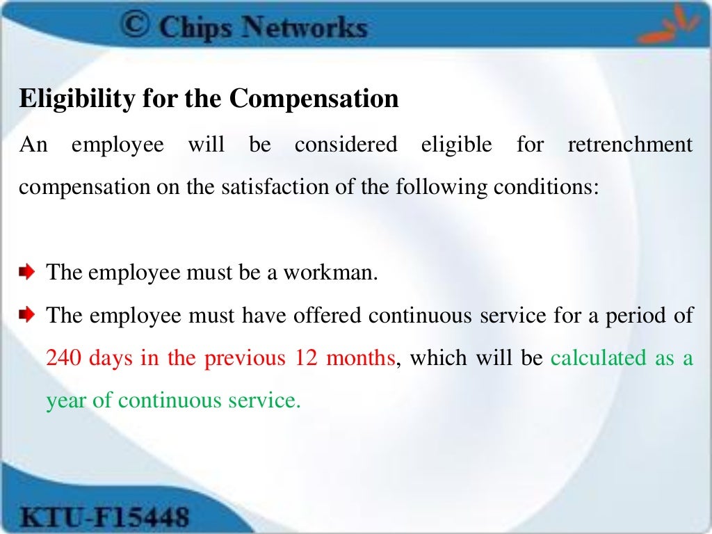 Lay off and retrenchment