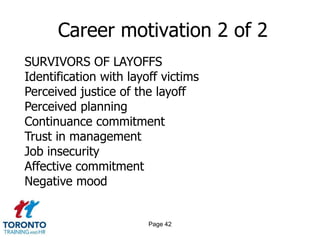 Page 40Career motivation