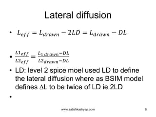 Layout of current mirror by taking some example | PPT