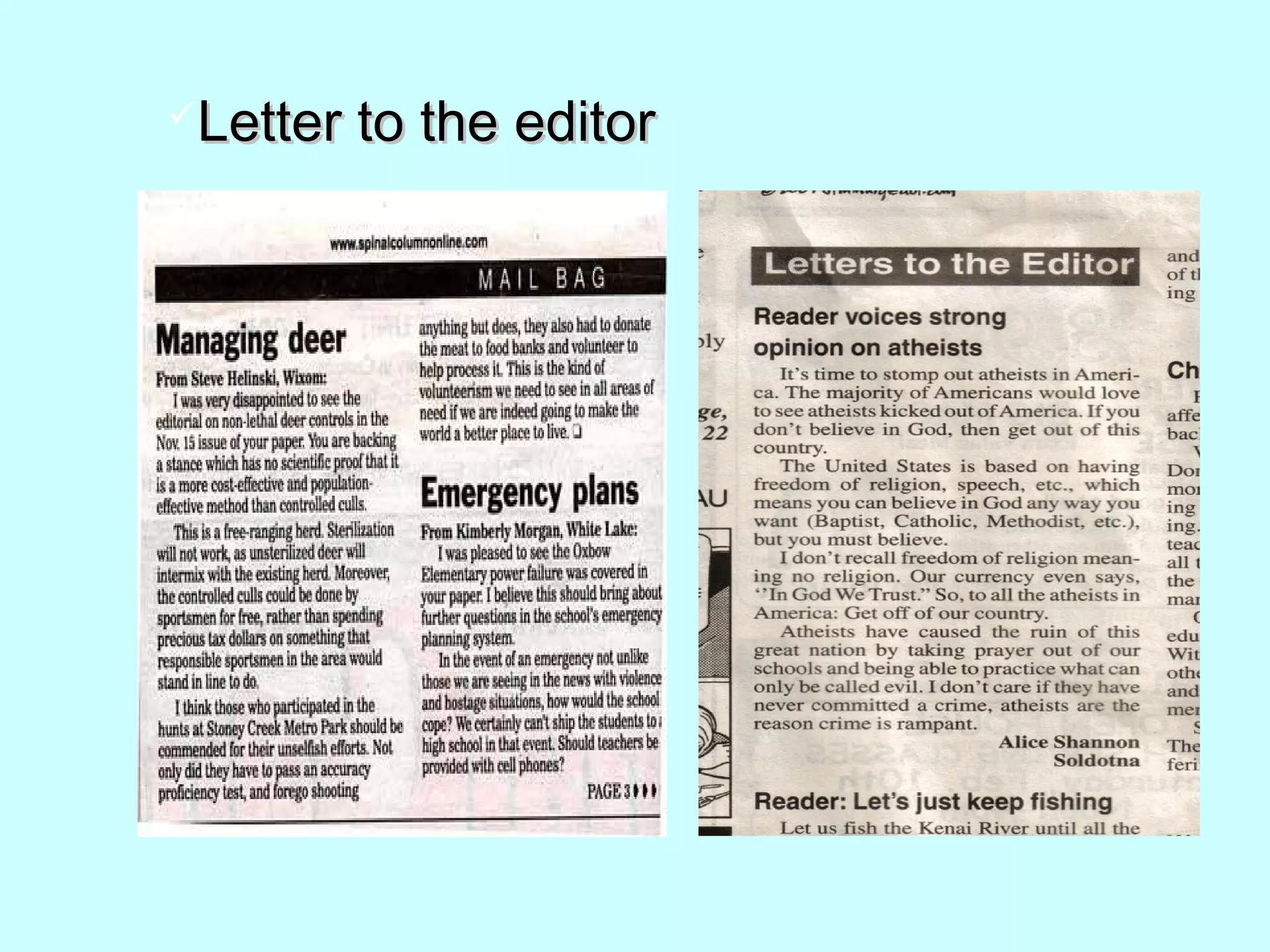 Letter to the editorLetter to the editor
 