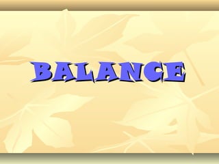 BALANCEBALANCE
 