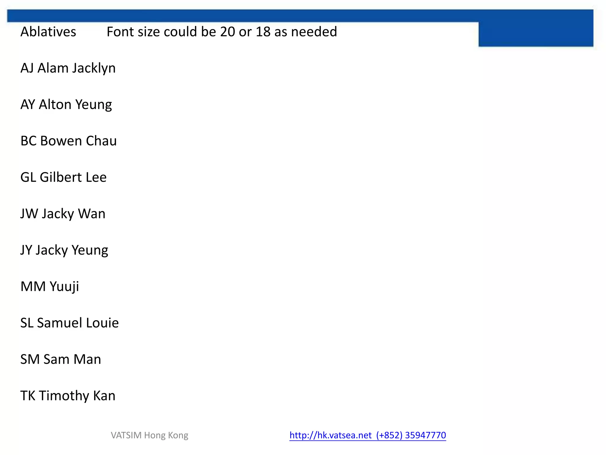  Understand how control surfaces working http://hk.vatsea.net  (+852) 35947770VATSIM Hong Kong