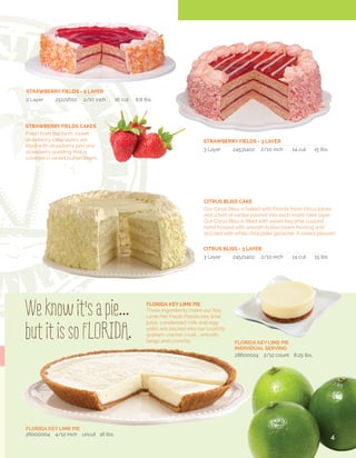 unforgettable

CHOCOLATE POUNDER - 5 LAYER
5 Layer	
2302012 	 1/10 inch 	

12 cut 	

12 lbs.

Scrumptious chocolate cake layers filled with
our hot chocolate pudding and covered in our
rich dense chocolate fudge frosting.

CHOCOLATE

Talk to us
about

5 Layer Chocolate Pounder
Chocolate Brownie Mudslide
Hazelnut and Dark Chocolate Bombe
2 and 3 Layer Chocolate Indulgence Cake
3 and 5 Layer Mega Bite Milky Way Cake
2, 3 and 5 layer Ultimate Chocolate Cake
3 and 5 Layer Chocolate Coconut Sensation Cake
Flourless Chocolate Truffle Cake

SINFUL

CHOCOLATE BROWNIE MUDSLIDE
1 Layer	
24661602 	 2/10 inch 	

16 cut 	

10 lbs.

A deep dish brownie poured into our cookie
crust loaded with peanuts, candy apple caramel,
chocolate chips, chocolate ganache and raspberry
puree. An ice cream Sunday never had it so good...
Just add the ice cream!

“I lost my heart in
Sweet Endings
chocolate pounder cake.”
― — Anonymous Chocolate Lover

“All you need is love.
But a little chocolate
now and then doesn't hurt.”
― — Charles M. Schulz (LK)

9

HAZELNUT AND DARK CHOCOLATE BOMBE
3 Layer	
24581402	 2/10 inch 	 14 cut 	

15 lbs.

Undeniable perfection in a chocolate cake. Intense layers of
chocolate cake filled with dark bittersweet chocolate mousse and
nutty hazelnut mousse covered in luscious chocolate ganache.
A very grown up dessert.

10

 