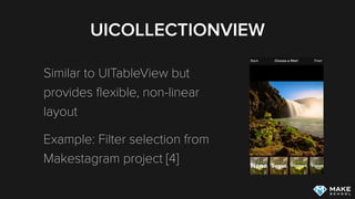 Layout with Stack View, Table View, and Collection View | PDF