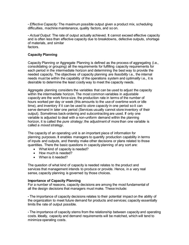 Layout & capacity PDF