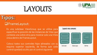 Layout en android | PPSX