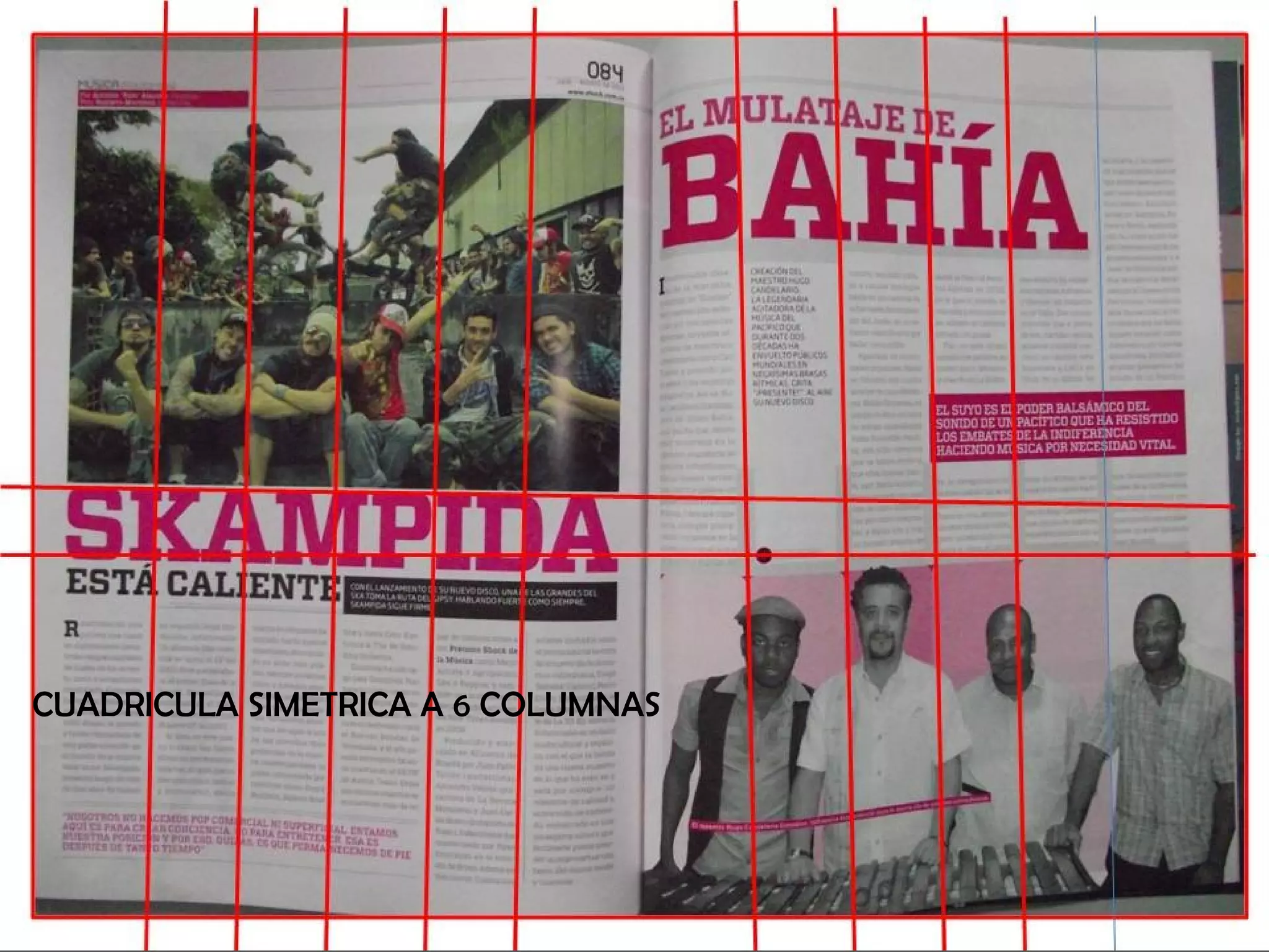 CUADRICULA SIMETRICA A 6 COLUMNAS