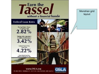 Mondrian grid layout