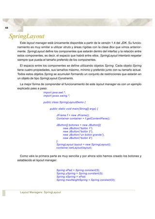 Layouts - Java | PDF