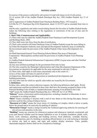 NOTIFICATION
In exercise of the powers conferred by sub-section (1) read with clause (xvii) of sub-section
(2) of section ...