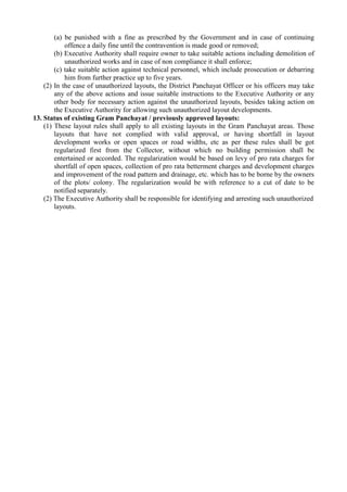 (a) be punished with a fine as prescribed by the Government and in case of continuing
offence a daily fine until the contr...