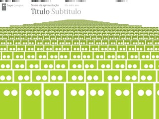 Sapo Campus   Nome da apresentação   dia mês ano

              Título Subtítulo
 