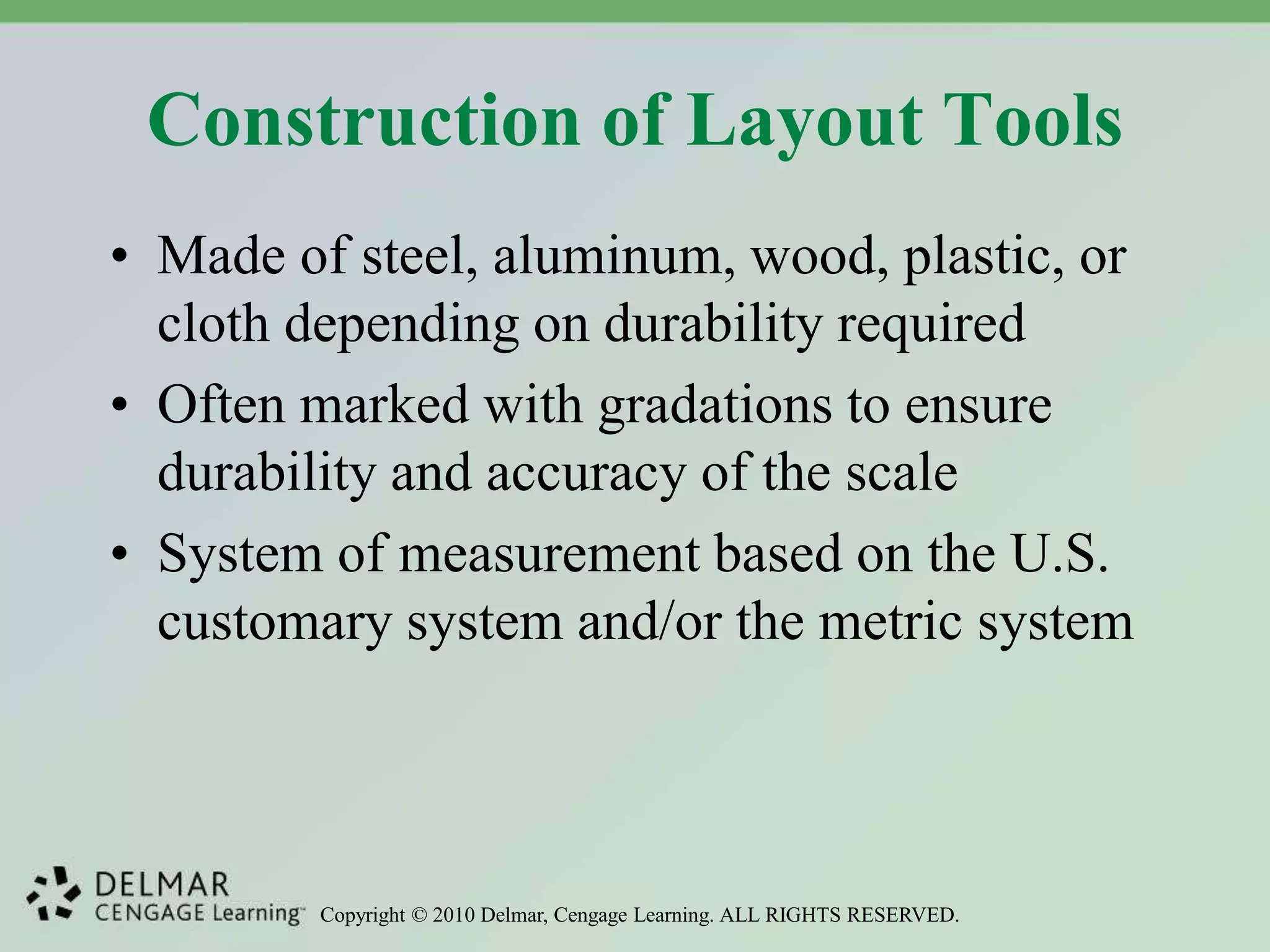 Layout tools PPT