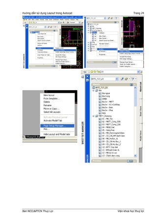 Hướng dẫn sử dụng Layout trong cad | PDF