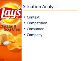 Situation AnalysisContextCompetitionConsumerCompany