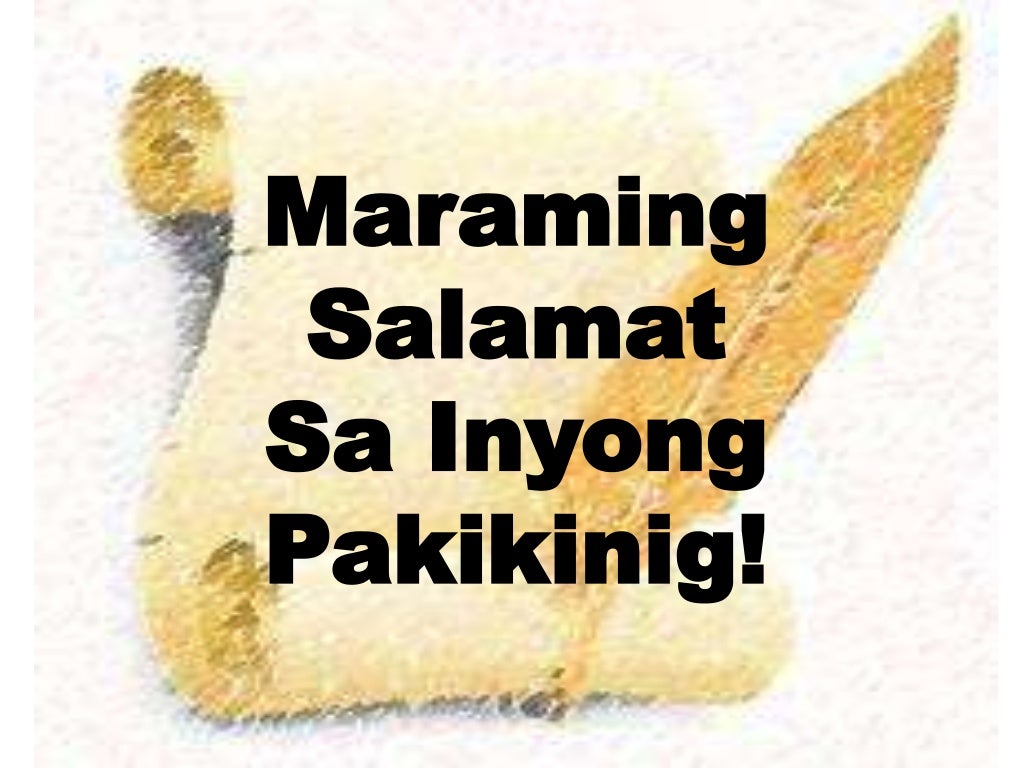 Layunin sa pagsulat -Filipino