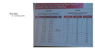 New Rate
● coming soon
 