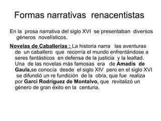 1.1 Novela de caballerías  