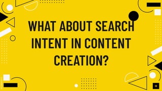 SLIDESMANIA.COM
WHAT ABOUT SEARCH
INTENT IN CONTENT
CREATION?
58
 