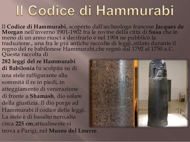 Risultati immagini per codice hammurabi