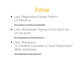 Lazy Registration: Design Pattern | PPT