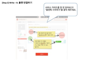[Step 2] Write – B. 플랜 연결하기
 