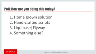 Change Management for Oracle Database with SQLcl | PPTX