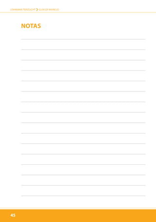 LOHMANN TIERZUCHT › guía de manejo
45
45
notas
45
 