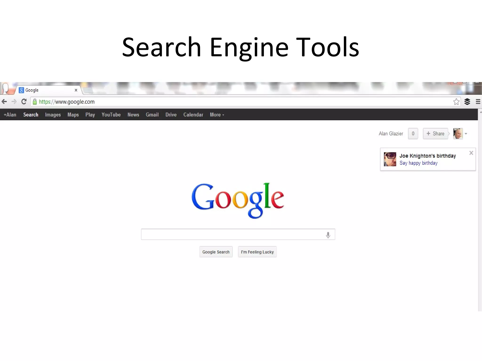 Search Engine Tools
 