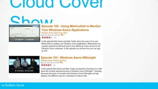 Le bulletin Azure épisode 14: MetricsHub et HDInsight Slide 3