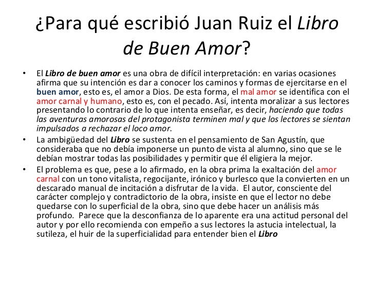 Libro de Buen Amor