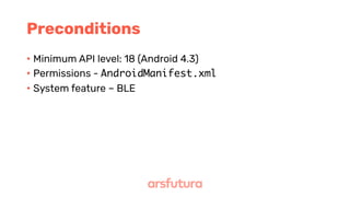 A brief overview of BLE on Android | PDF