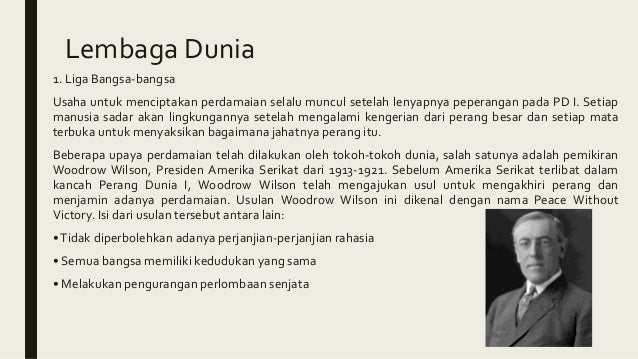 Perang Dunia 1 Lbb Perang Dunia 2 Pbb Dan Pergerakan Kemerdekaan