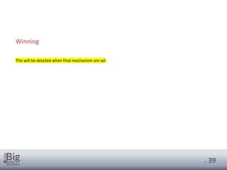 . 39
Winning
This will be detailed when final mechanism are set
 