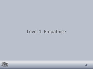 . 43
Level 1. Empathise
 