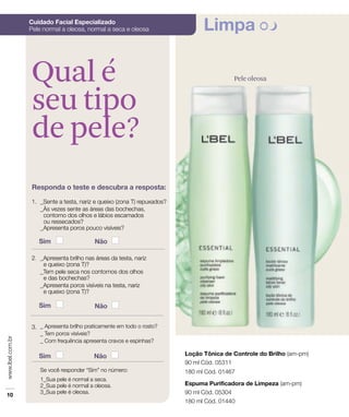 Qual é     Pele oleosa



seu tipo
de pele?
 