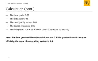 Grade Laborers Labor-based Grading System - Part 2 - Active Learning | PDF