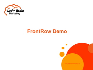 FrontRow Demo                                                          