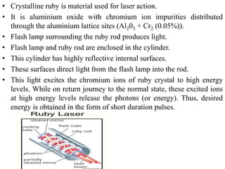 Ruby Rod Materials Laser Beam Machining (LBM) | PPTX