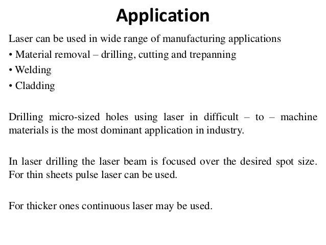Laser Beam Machining Ppt Laser Beam Machining Ppt